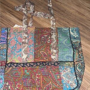 Bohemian Patchwork Tote Bag